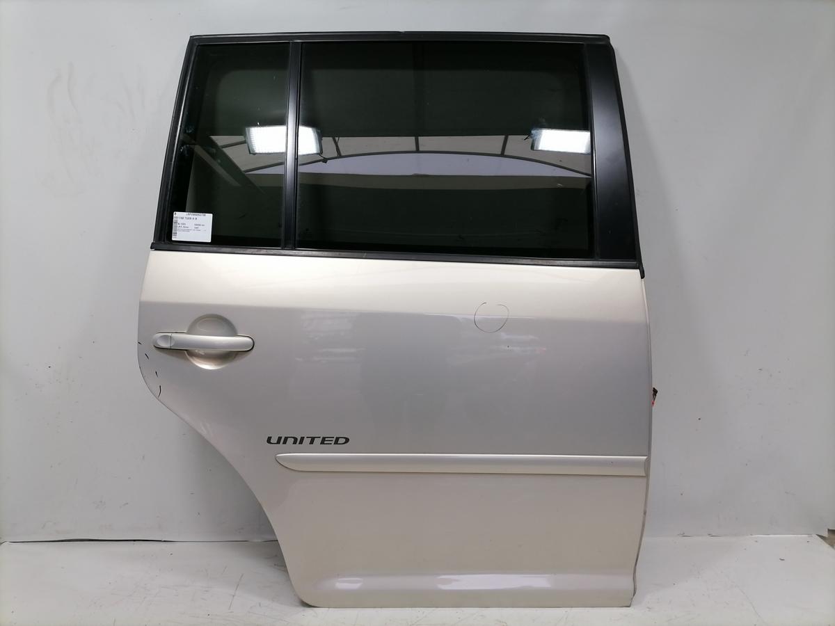 VW Touran original T&uuml;r hinten rechts LR7L Silver Leaf Rohbau Bj.2009
